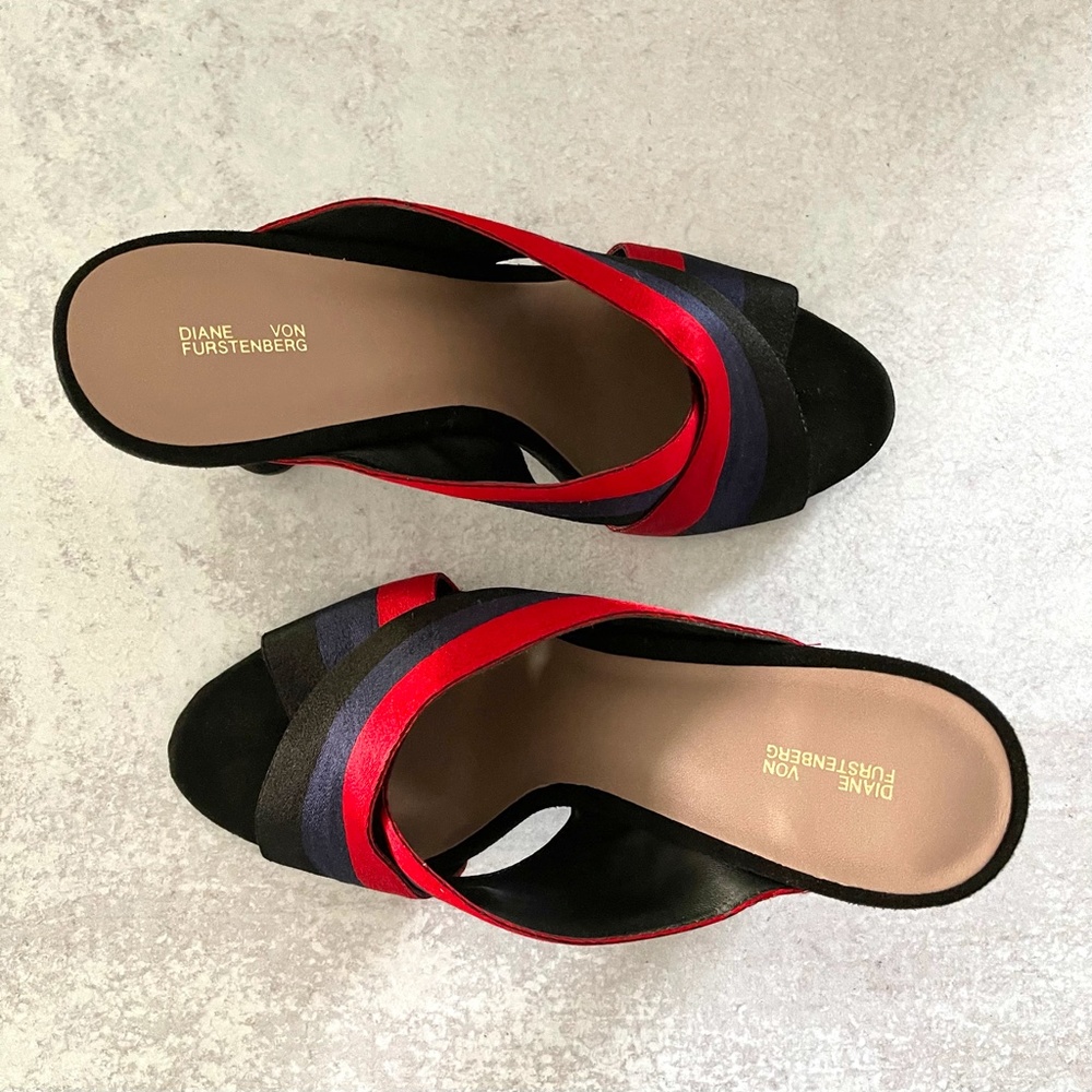 DVF - EMILYN NAVY 8.5 US - Picture 4 of 5